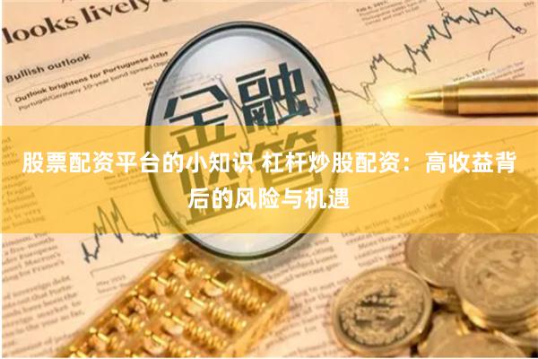 股票配资平台的小知识 杠杆炒股配资：高收益背后的风险与机遇