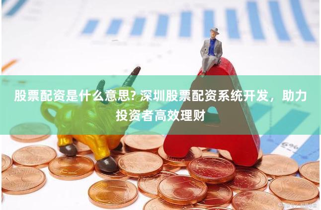股票配资是什么意思? 深圳股票配资系统开发，助力投资者高效理财